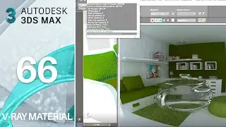 3dsmax Tutorial 66 - V ray glass and steel material in 3dsmax| Full Course in English