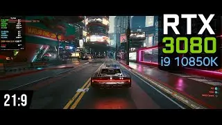 Cyberpunk 2077 - Ray Tracing DLSS 3440x1440p | RTX 3080 + i9 10850K