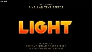 How to Create Neon Light Text Effect in PixelLab | Glowing Light Text Effect in PixelLab | By SNR