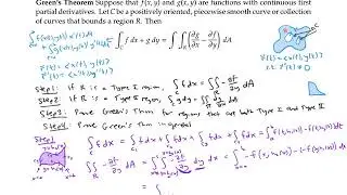 Proof of Green’s Theorem