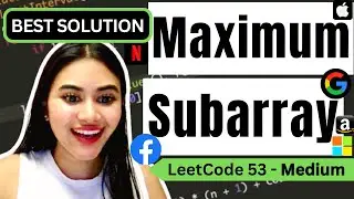 Maximum Subarray - LeetCode 53 - Python