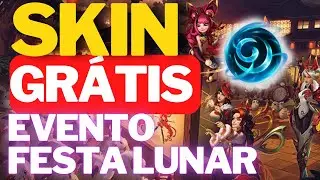 COMO GANHAR SKIN GRÁTIS LOL WILD RIFT NO EVENTO FESTA LUNAR