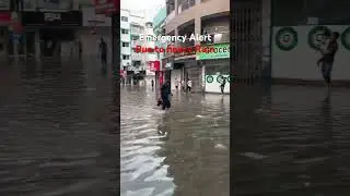 Heavy Rain in dubai | Emergency alert #heavyrainindubai #dubairain