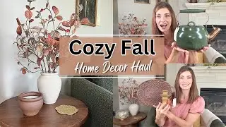 Cozy Fall Decor Haul & Decorating Ideas | Michaels, Kohl's & Target