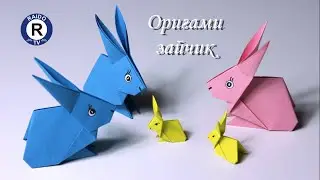 Origami BUNNY | How to make paper bunny | Paper animals