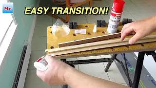 How To Installing Vinyl Plank Flooring|LVP Transition for a Big Elevation Easy DIY