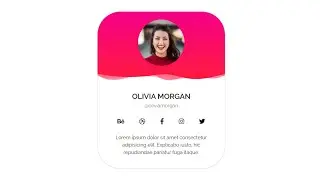 Profile Card using HTML and CSS | Beginner Friendly Tutorial