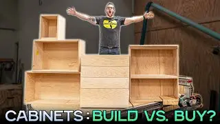 Are KITCHEN CABINETS cheaper to BUILD or BUY? // CNC Kitchen Cabinets