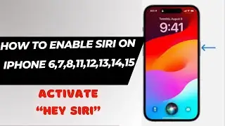 How To Enable Siri on iPhone|| Enable Siri Voice || Siri Not Working Problem Fixed ✅️