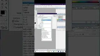 How to open Default Photoshop size page in photoshop7.0