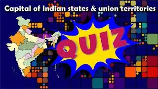 capital of  India all states  and union territories | general knowledge quiz|