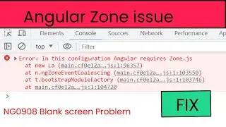 Angular Zone.js Issue? Quick Fix for Blank Screen Bug - Get Your App Running Again!