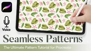 Seamless Patterns in Procreate // Easiest Way to create Seamless pattern tiles in the Procreate App