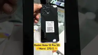 REDMI NOTE 12 Pro 5G 256 / 12 Black 🔥ARZON NARXDA 