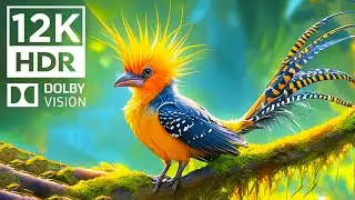 EXPLORING UNSEEN BEAUTY Dolby Vision 12K HDR | with Cinematic Sound (Colorful Animal Life)