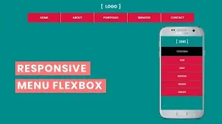 Simple Responsive Menu using Flexbox | Flexbox Tutorial