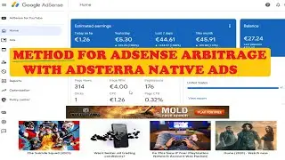 AdSense Arbitrage with Adsterra Native Ads $5 Daily Earnings