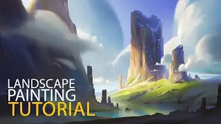 Landscape Digital Painting Tutorial