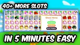 *GLITCH* Get MAX Pet Storage FREE In Pet Simulator X! INFINITE PET SLOT GLITCH!