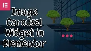 How to create the Image Carousel Widget in Elementor