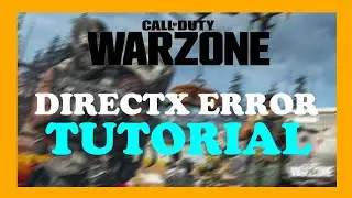 Warzone - How to Fix Directx Error - TUTORIAL | 2022