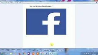 part 2:how to remove profile visitor (button) on facebook