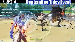 Genshin Impact - Contending Tides All Difficulties & Rewards (Event Showcase)