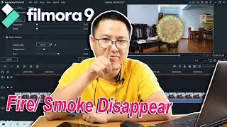 Filmora 9 Effect - Fire/Smoke Disappear Effect Tutorial For Beginners