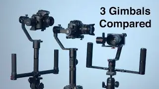 3 Gimbals Compared: Zhiyun Crane 2, Feiyu a2000, Gudsen Moza Air