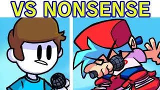 Friday Night Funkin VS Nonsense FULL WEEK + Cutscenes & All Endings (FNF Mod/Hard) (Funny Mod)