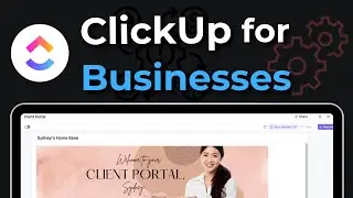 Simple ClickUp set up for business teams & departments