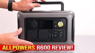 600W From This Solar Generator! AllPowers R600 Review