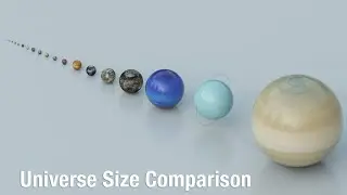 How make Solar system Planets | Universe size comparison | Planets size comparison