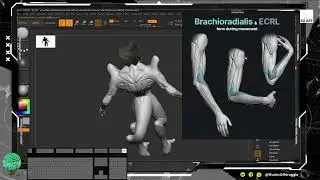 Zbrush Sculpting: sculpting the back and lower legs. ECLIPSE EPISODE