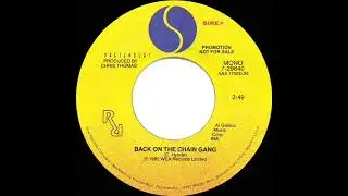 1983 Pretenders - Back On The Chain Gang (mono radio promo 45)