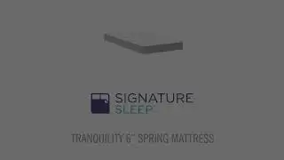 Tranquility 6 Inch Bonnell Coil Flippable Mattress