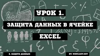 Защита данных в ячейке Excel #excel #excelзащитаданных