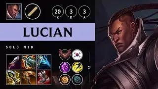 Lucian Mid vs Yone: Triple Kill, Legendary - KR Grandmaster Patch 14.16