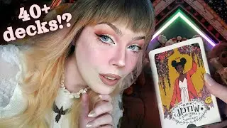 40+ aesthetic tarot & oracle decks 🌻🌙 my fairycore collection || beginner witch friendly