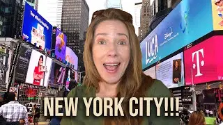 NYC Vlog 2021 Times Square and Fifth Avenue - FIRST TIME in NYC!!!