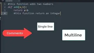 how to comments in python