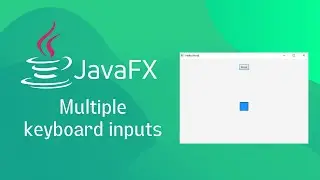 JavaFX and Scene Builder - Moving a square with multiple keyboard inputs