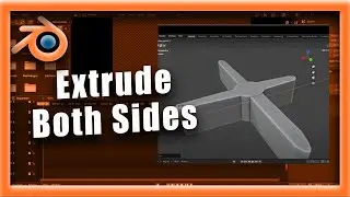 Blender Tutorial: How To Extrude Both Sides In Blender