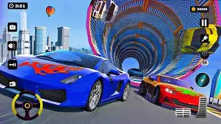 Lamborghini Police Car Racing - Mega Ramp Stunts - Android Gameplay