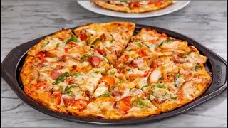 Home-Made Pizza Recipe (2 Easy Ways) - Gas Cooker Method/Oven Method - ZEELICIOUS FOODS