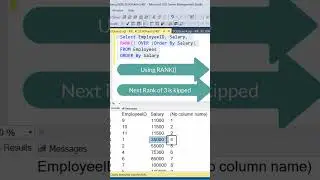 SQL | RANK Vs DENSE_RANK 