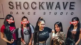 RBREEZY - Random Video Clips - RBREEZY BABES with TRAINEES at SHOCKWAVE DANCE STUDIO LAS PINAS