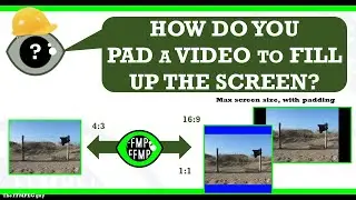 How to pad a video to fill up the screen | Max screen size and color padding 