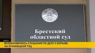 Слушания по делу о взрыве на Лунинецкой ТЭЦ возобновились