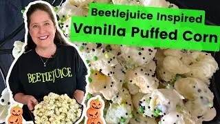 Beetlejuice Movie Night Treat Easy Vanilla Puffed Pop Corn